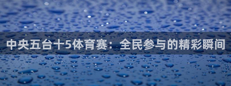 说球帝在线直播app下载：中央五台十5体育赛：全民参与的精彩瞬间